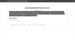 Desktop Screenshot of granitestateartsmarket.com